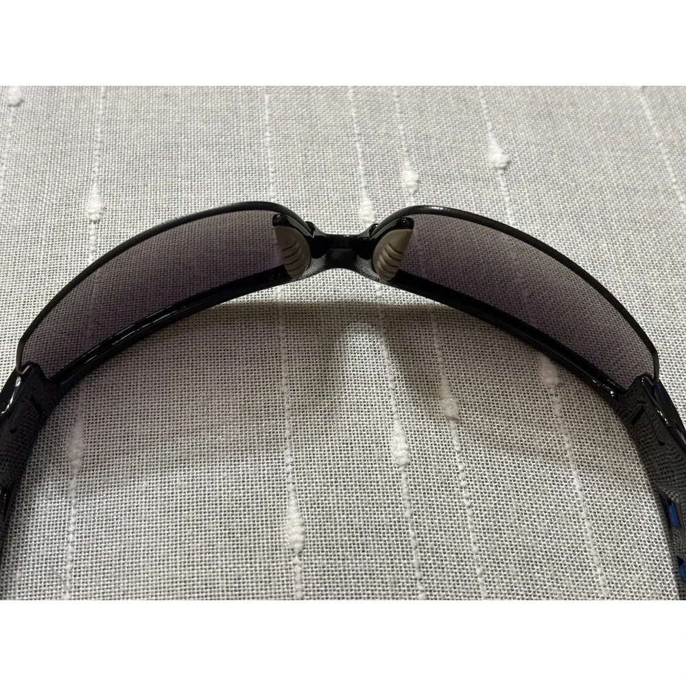 FILA SF215 C1 Black Plastic Wrap Around Athletic Sport Polarized Sunglasses